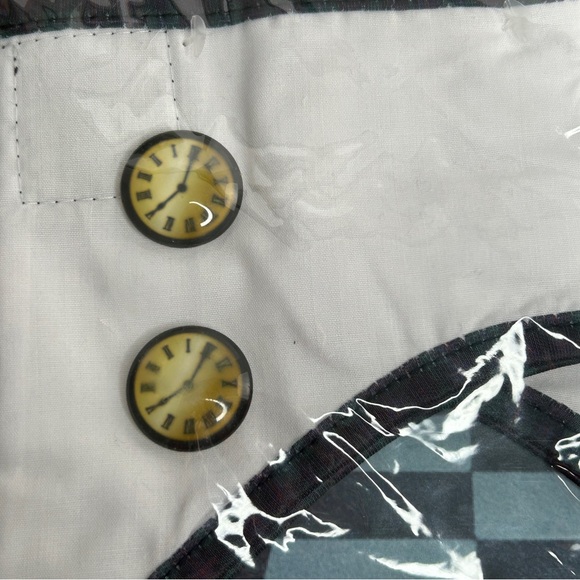 Alice In Wonderland White Rabbit Costume Wrist Cuffs and Bowtie Cosplay NEW - Picture 10 of 12